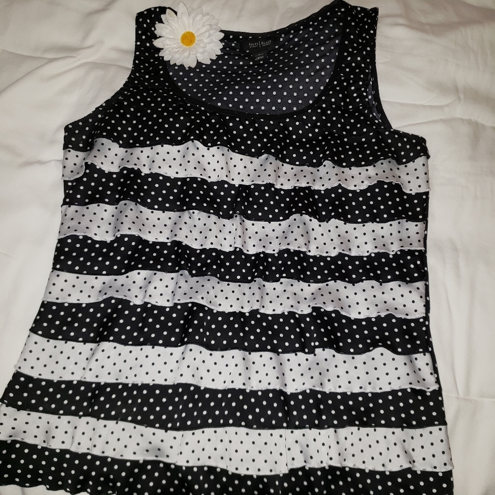 WHBM ruffle tank